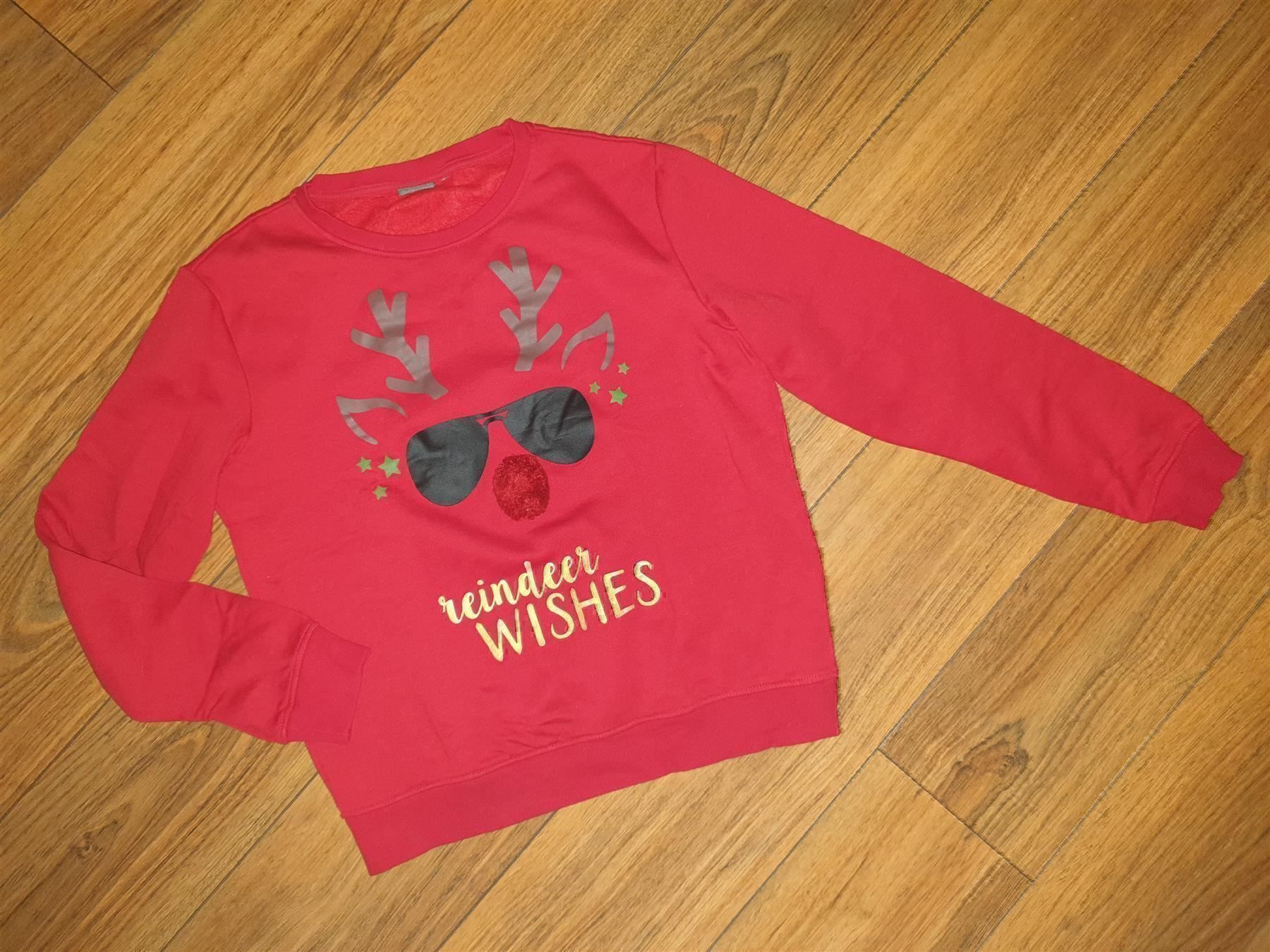 Maglioni & Felpe: Weihnachts Sweat Shirt / Pulli Gr. 164 – Usato da Buchrain venduto da regenblume3