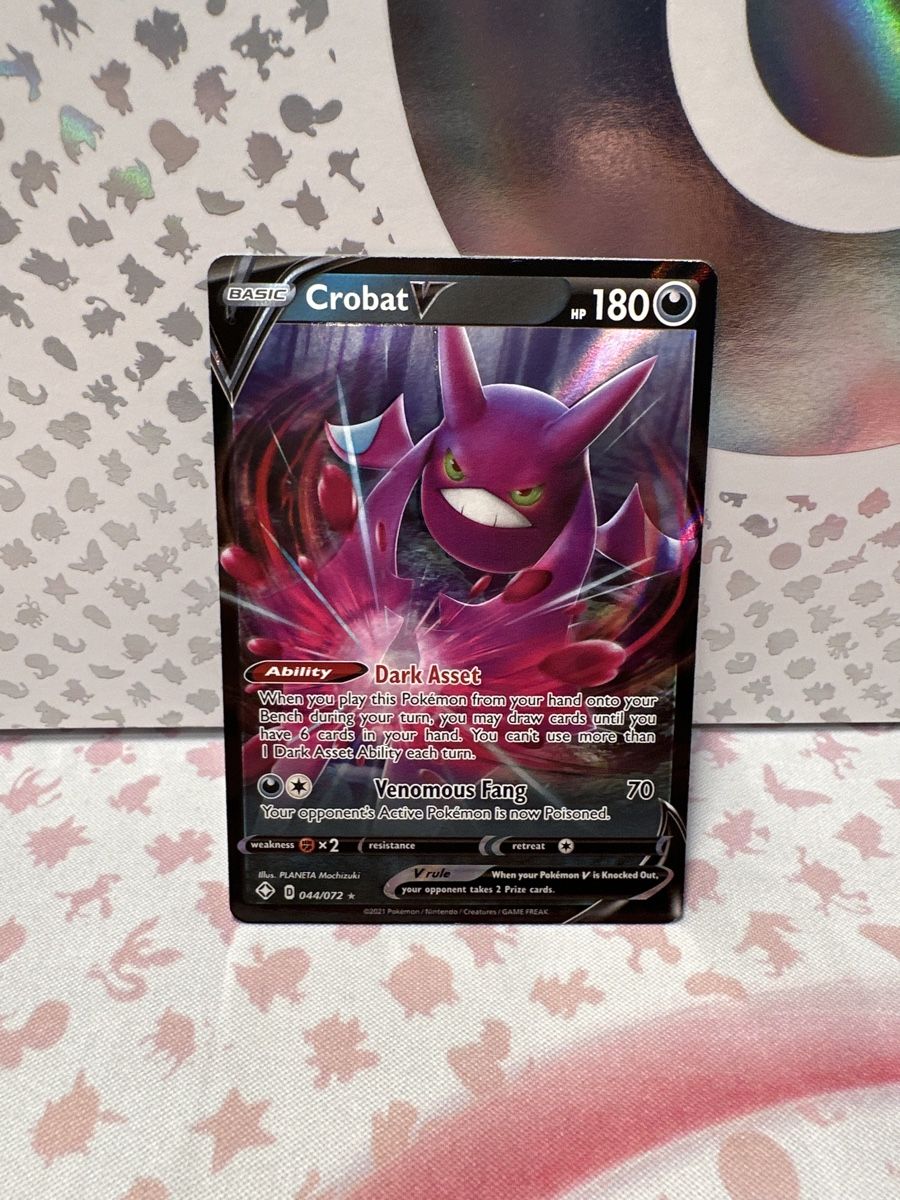 Pokémon Carte collezionabili: Pokemon Crobat V mega schönes Artwork – Usato da Lommiswil venduto da CollectorOne