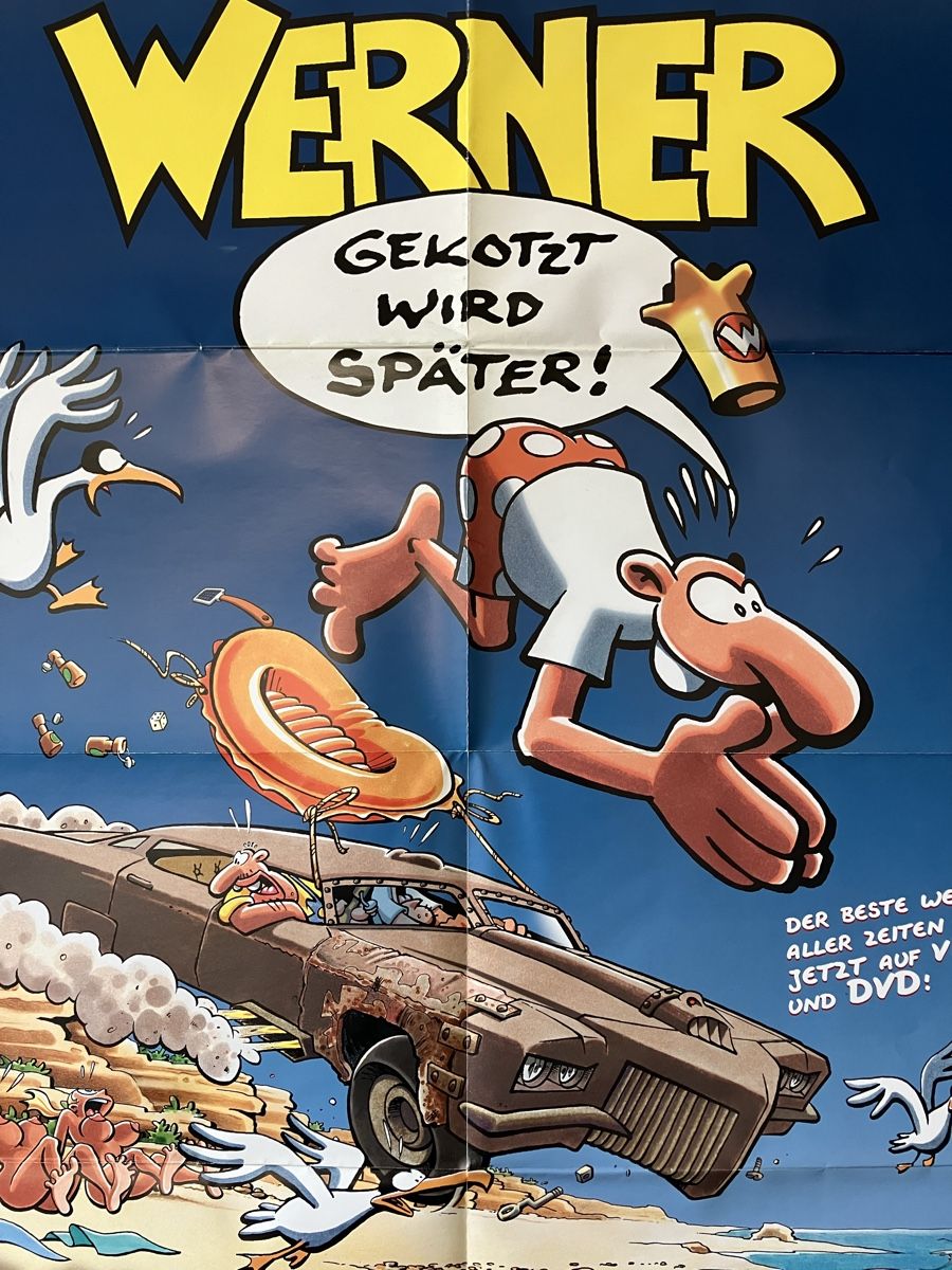Foto & Immagini: Werner - Gekotzt wird später - Kinoplakat – Nuovo e nell'imballaggio originale da Lausen venduto da Indexvision 2