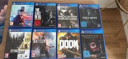 Diverse PS4 Spiele zu verkaufen