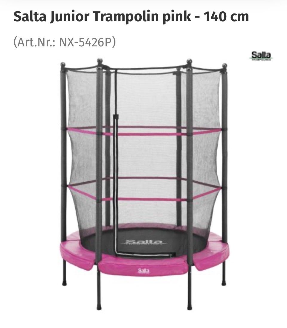 Trampolines: Junior Trampolin pink 140 cm – D'occasion à Horgen par JekerZurich