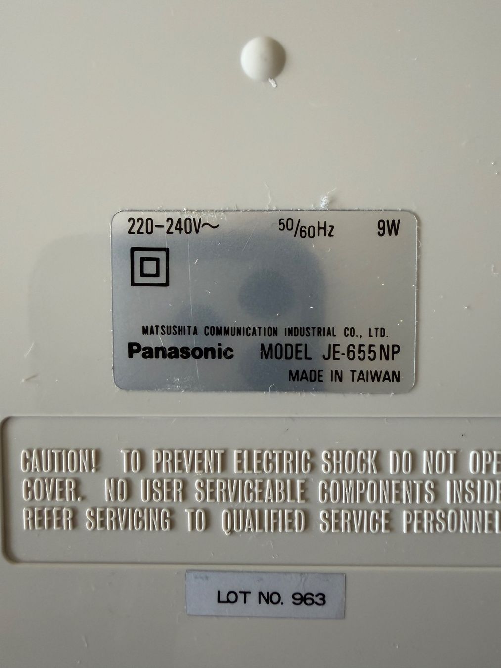 Taschenrechner: Rechner Panasonic JE-655NP mit Papierrollen – Gebraucht aus Duggingen von Ysvogel 2