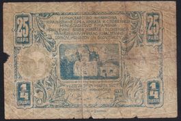 Jugoslawien 25 Para 1921