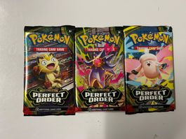 Pokemon Mega Evolution: Perfect Order Booster EN 3stk.