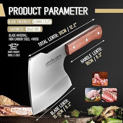 Coltelli da cucina: Hackmesser Japanisch für Fleisch und Knochen, Extrem Scharf – Nuovo e nell'imballaggio originale da Oberentfelden venduto da sch_8bt6 1