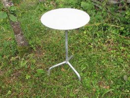 Beistelltisch Ø 38cm H=60cm klappbar Gartentisch Loungetisch