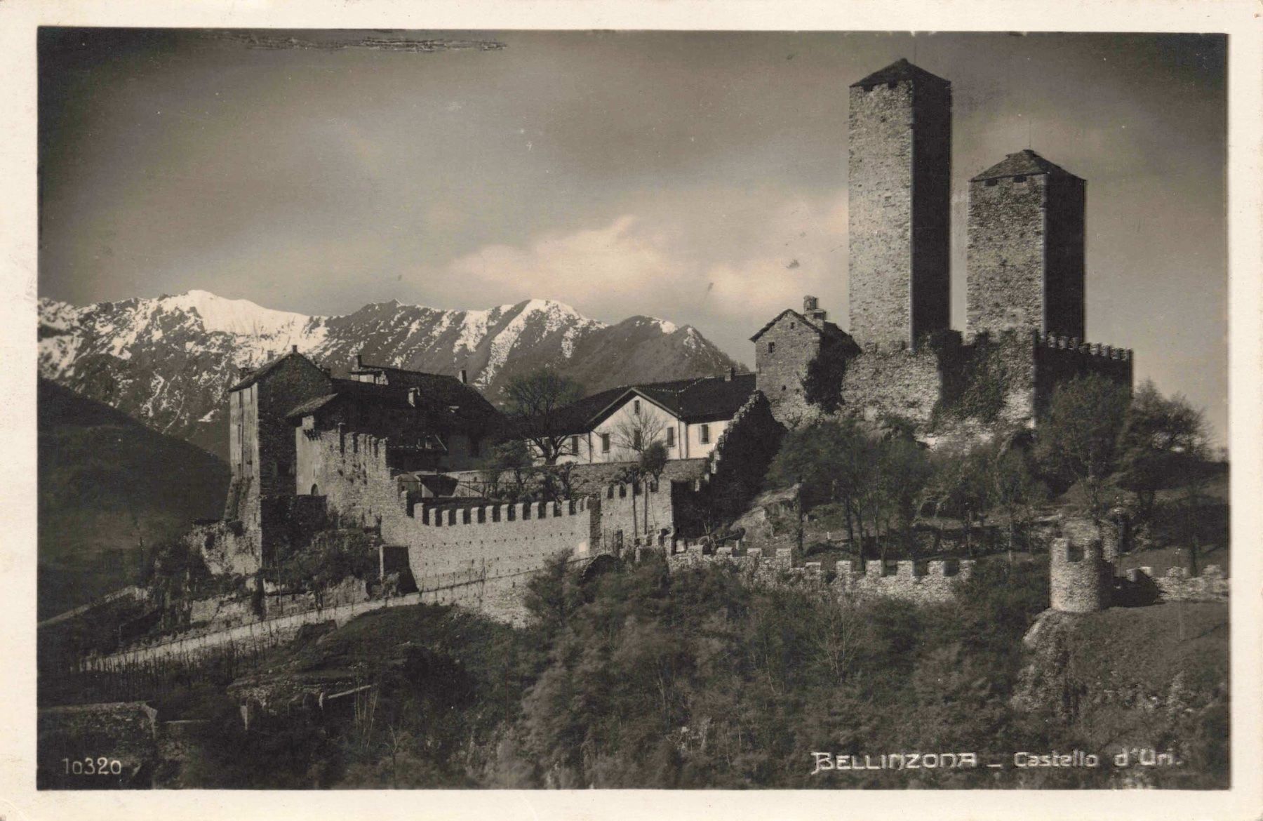 Ansichtskarten: Bellinzona castello – Gebraucht aus Biasca von Blenio71