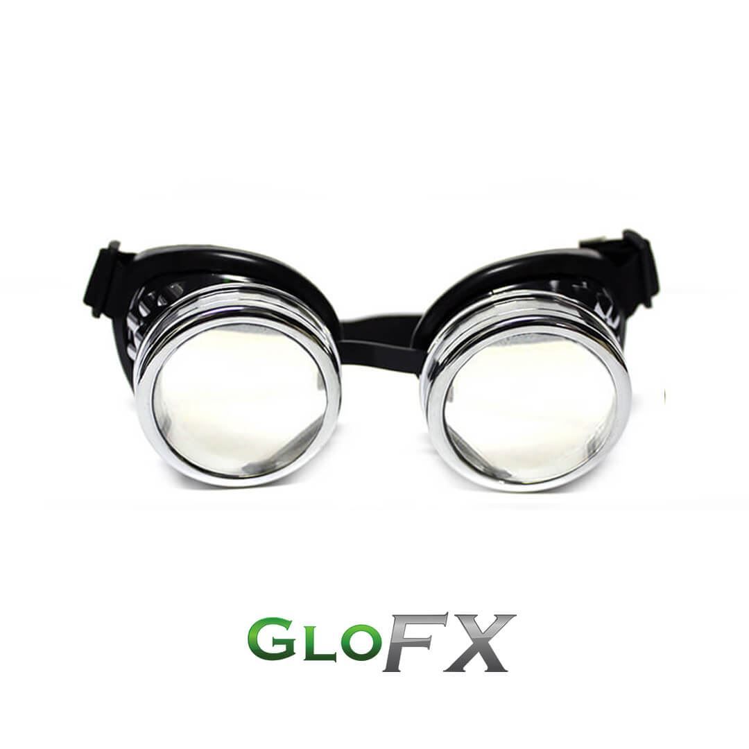 Occhiali & Lenti: GloFX Diffraktion Goggles - chrom/klar – Nuovo e nell'imballaggio originale da Spreitenbach venduto da ravepro 1