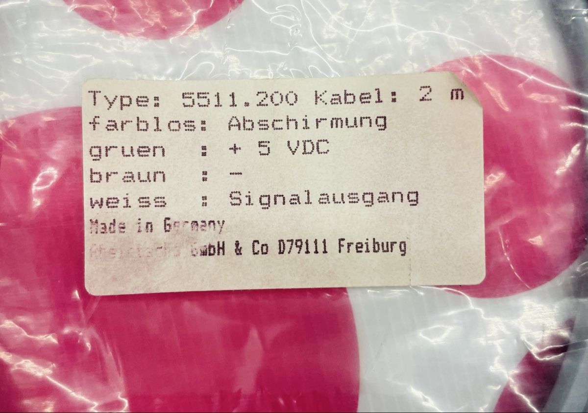 Componenti elettronici: Neuwertiger Sensor , Kabellänge 2m! – Nuovo e nell'imballaggio originale da Au ZH venduto da Jaggy4 3