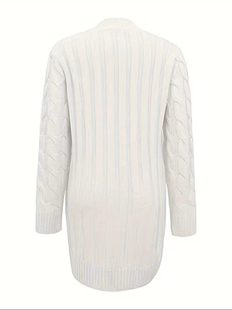 Giacche: Strickjacke Jacke Long Weiss Gr. 46 – Nuovo (secondo la descrizione) da Schaffhausen venduto da Allerlei45 1