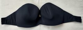 Schwarzer trägerloser BH von Wonderbra, Gr. 65G