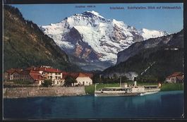Interlaken, Schiffstation mit Blick auf 