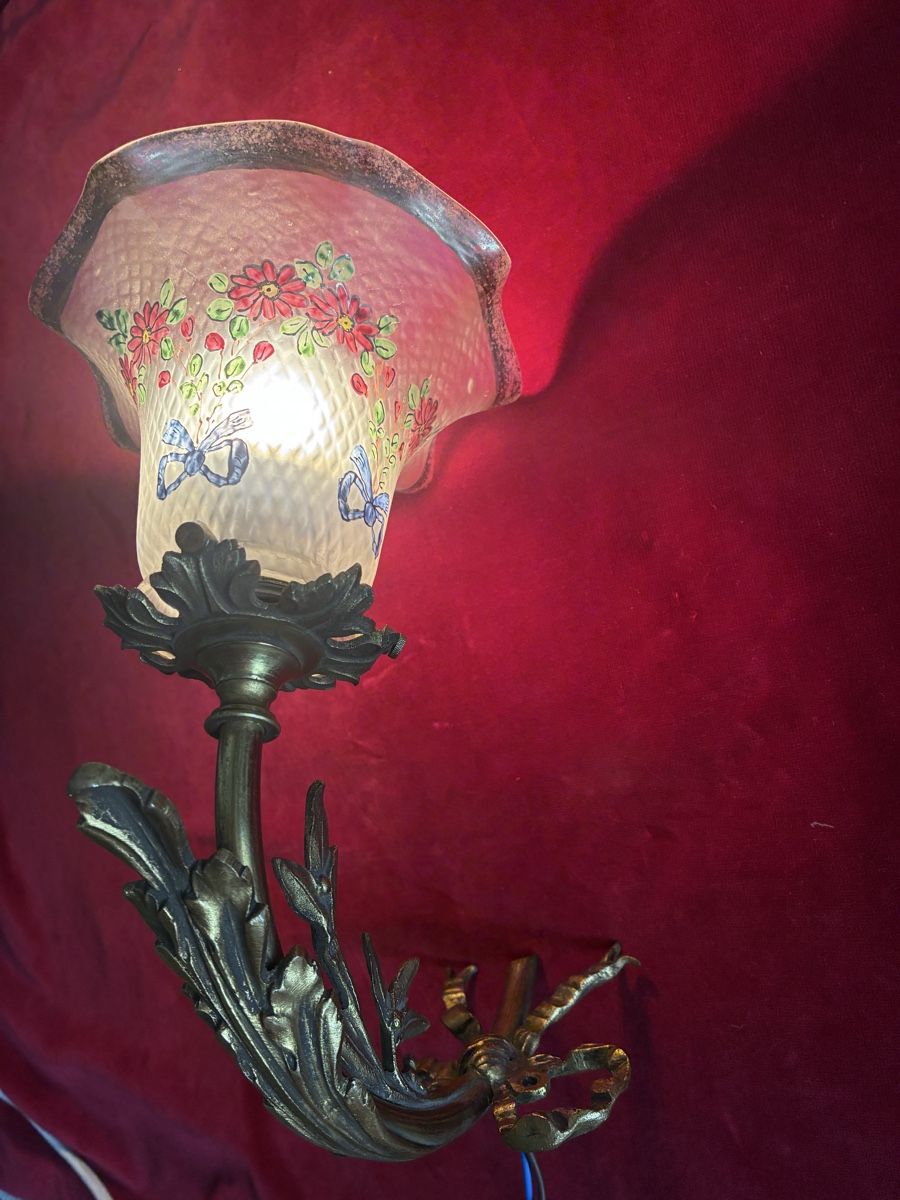 Lampade: Jugendstil 2 Wandlampen um 1920 – Usato da Zürich venduto da Artnuvo 9