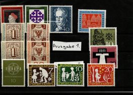 Allemagne 1959 année complète neuf et avec gomme
