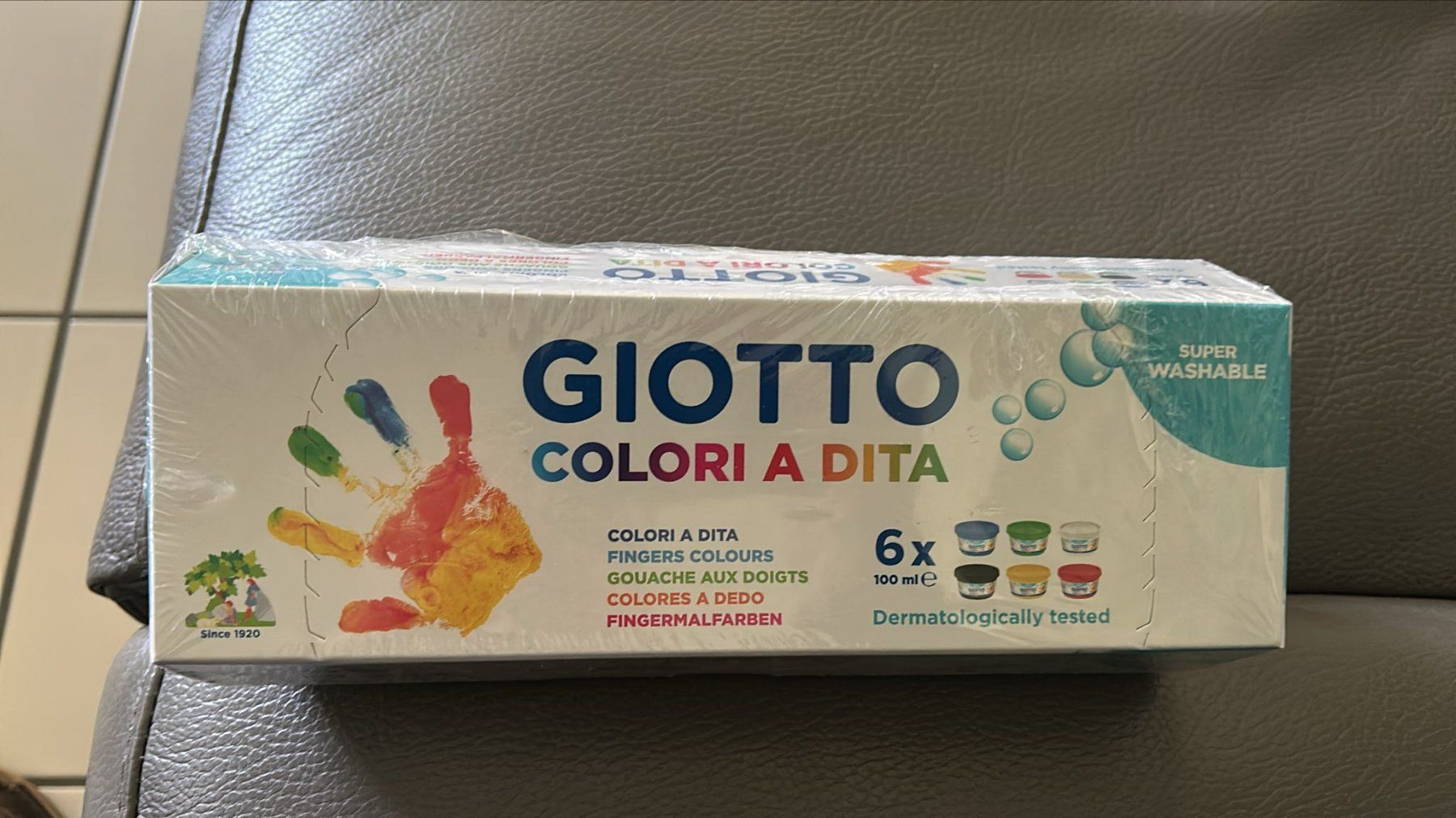 Spielzeuge: Colori a dita "Giotto" nuovi – Neu und originalverpackt aus Melano von H-Sara 2