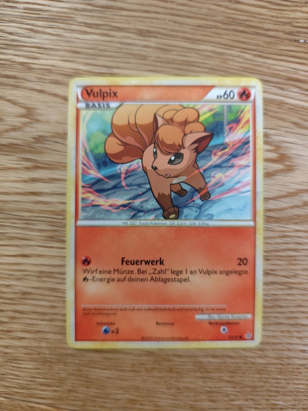 Pokémon Carte collezionabili: Pokemon Vulpix HS Unleashed 2010 non holo – Usato da Winterthur venduto da SMOKY062
