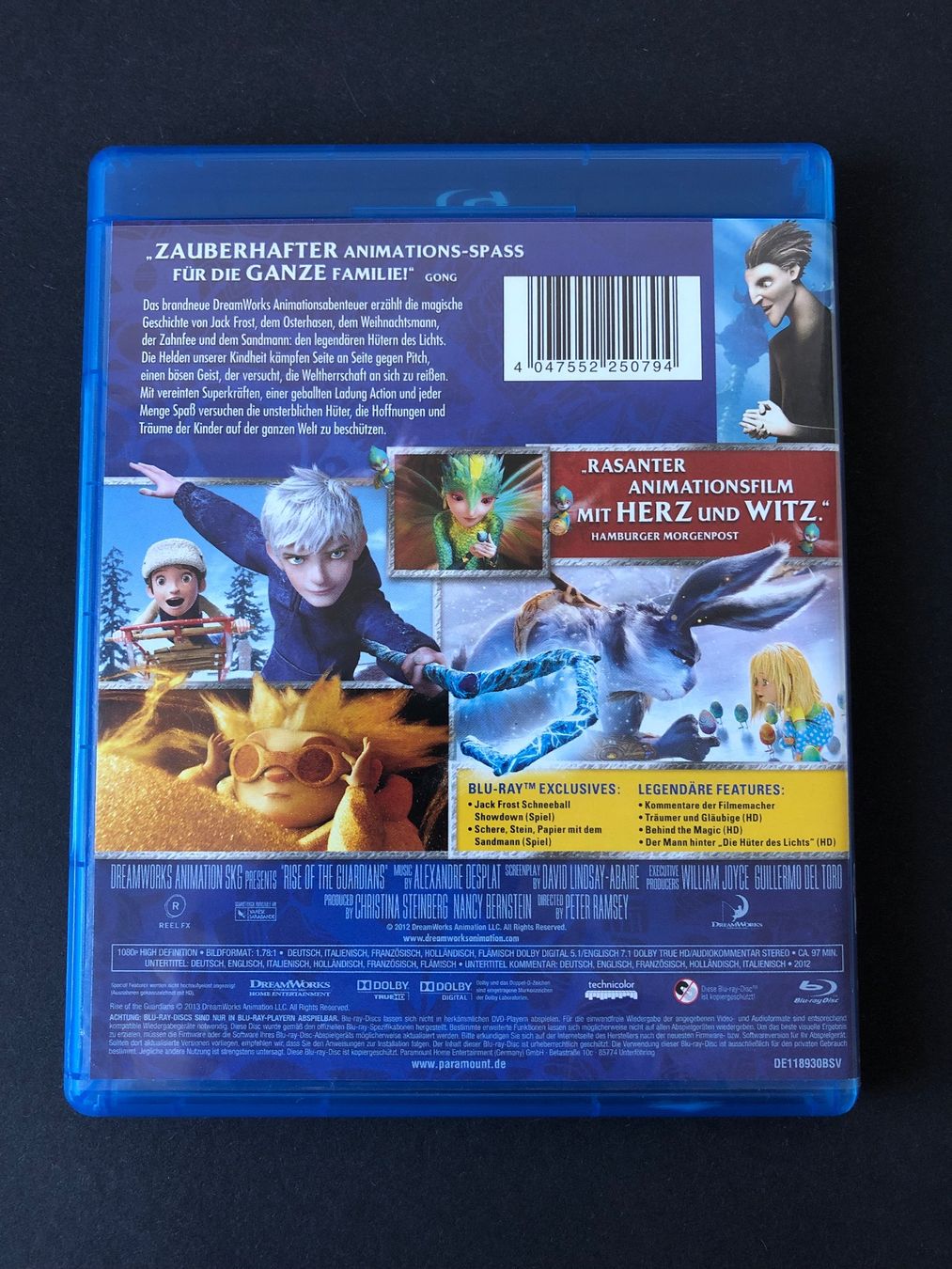 Tutti i DVDs: Die Hüter des Lichts (2012) - Bluray – Usato da Bern venduto da McFlurry_08 1