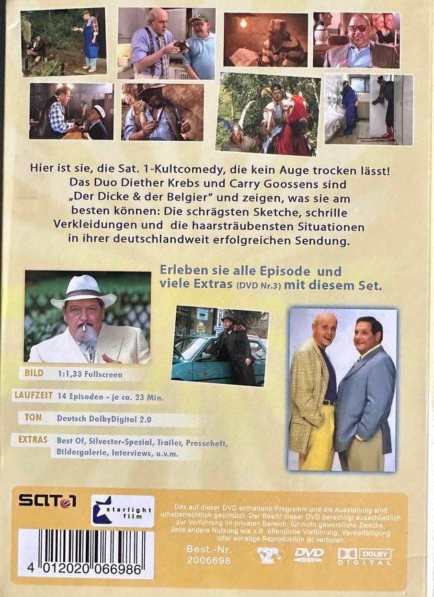 Tutti i DVDs: Der Dicke & der Belgier - Komplettbox DVD – Usato da Beringen venduto da Mantafisch1 1