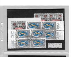 FP 1938 + 1963 gest. Viererbl. Kat: CHF 138.-