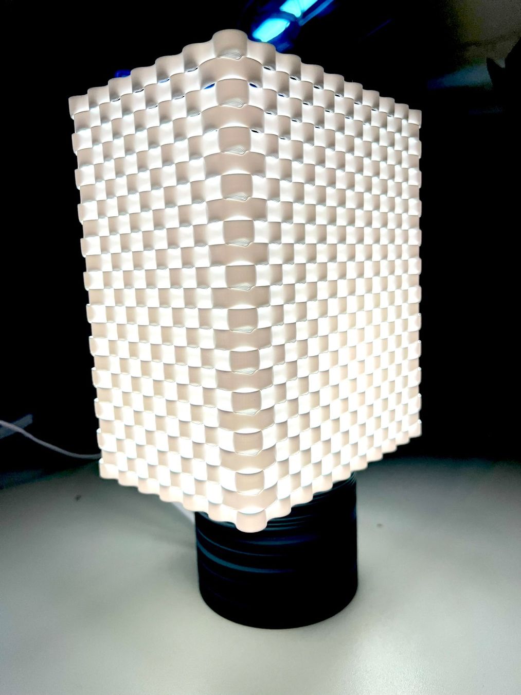 Lampade: Standleuchte "Woven Cube "ca. 26 cm hoch – Nuovo (secondo la descrizione) da Tenniken venduto da Dom2011 5