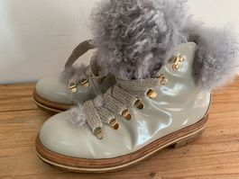 AGL Made in Italy Hammer Winter Schnürstiefel warm 37 NWT