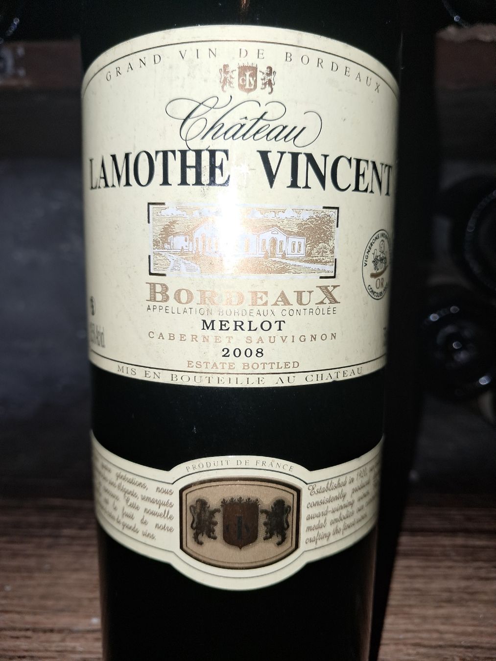 Vino: Château Lamothe-Vincent Bordeaux 2008 – Nuovo e nell'imballaggio originale da Le locle venduto da juliensaran 1