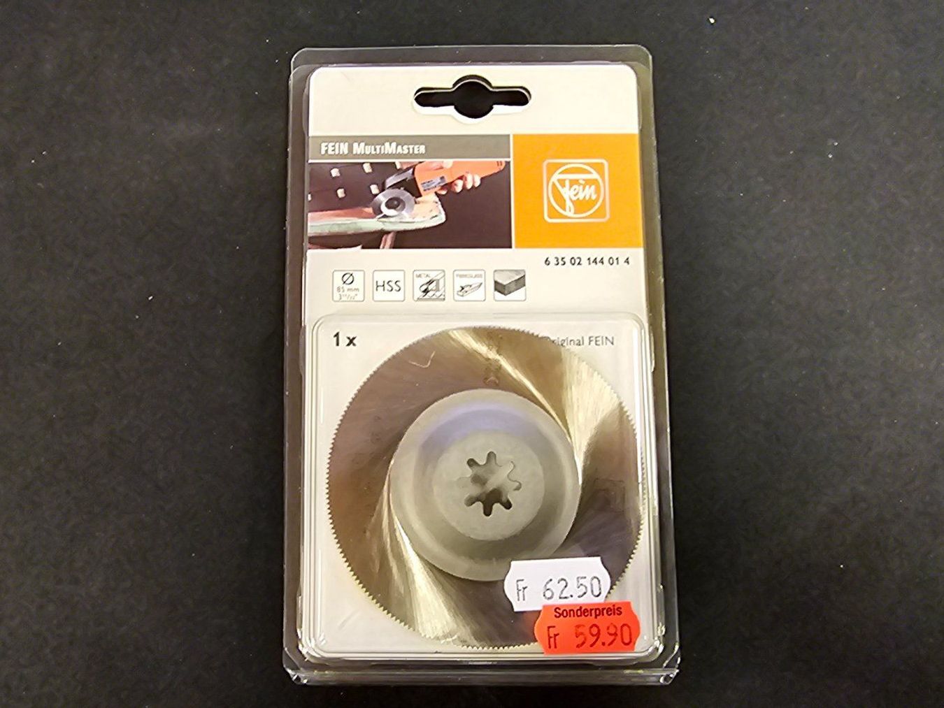 Fein Seghe: FEIN MultiMaster Sägeblatt HSS 35mm – Nuovo e nell'imballaggio originale da Koppigen venduto da Bracher_Mail-House