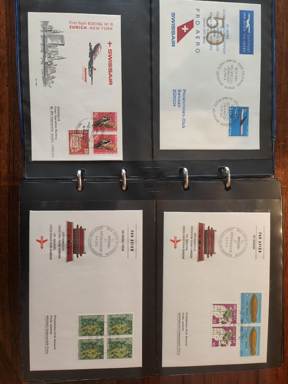 Alle Briefmarken: Swissair Erstflugbriefe original – Neu und originalverpackt aus Sachseln von Vultur70 2