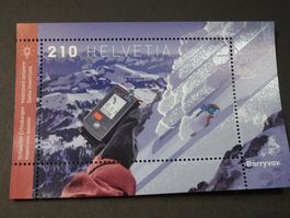 2022, BLOCK POSTFRISCH; LAWINEN - SUCHGERÄT BARRYVOX