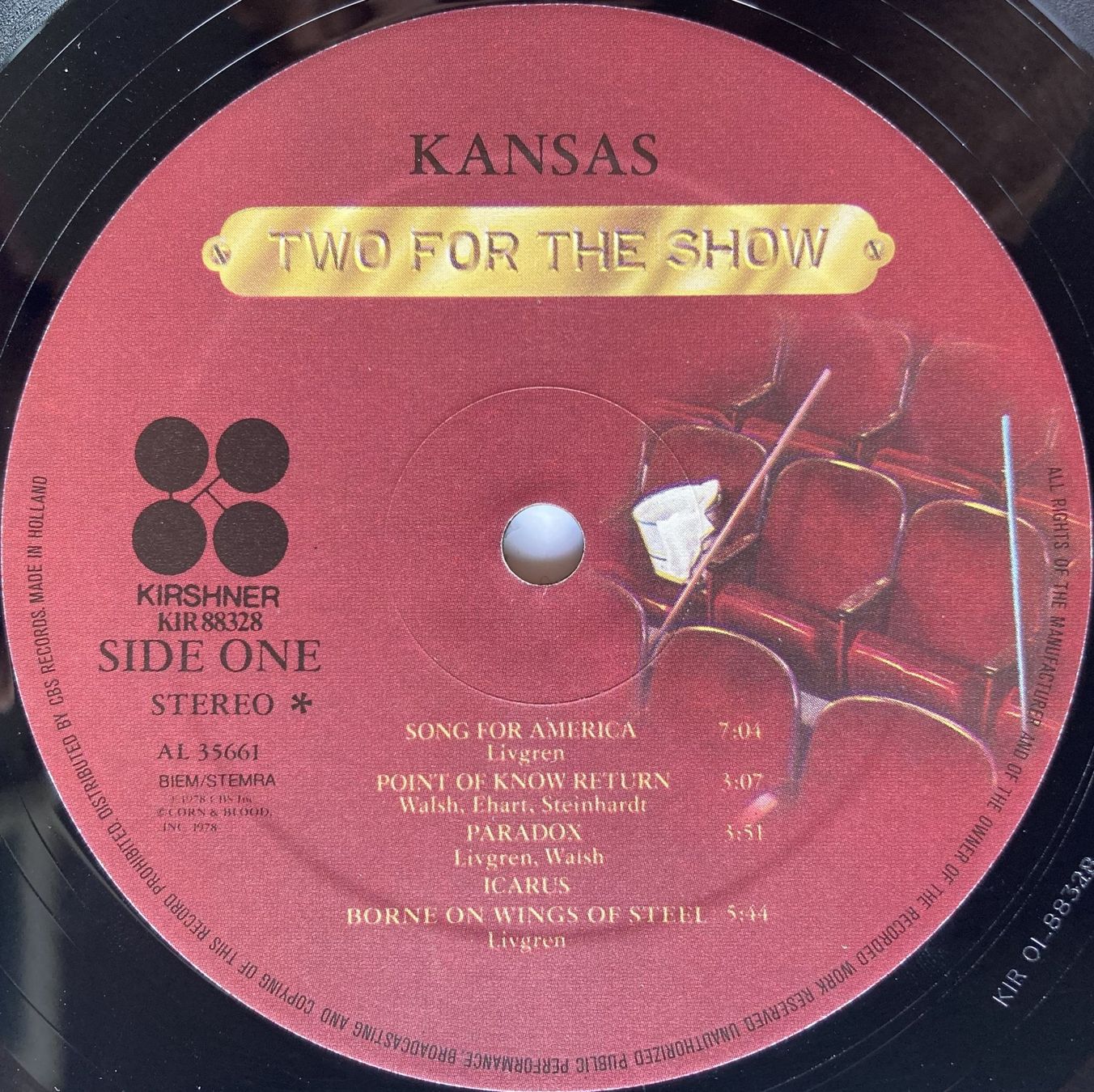 Dischi in vinile: KANSAS - TWO FOR THE SHOW – Usato da Bottens venduto da hotter-than-hell 4