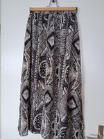 Langer Sommerjupe Gr. S schwarz-weiss NEU!