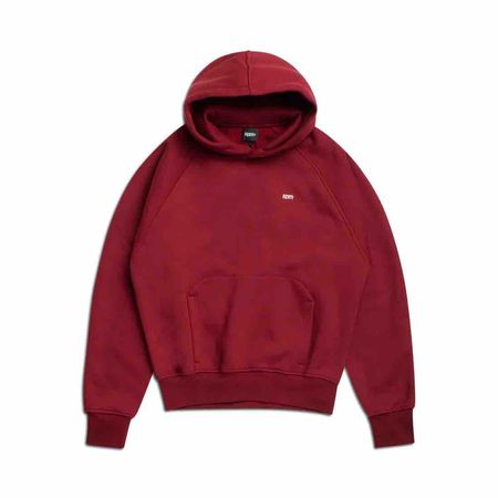 6pm Hoodie Kapuzenpullover rot NEU!