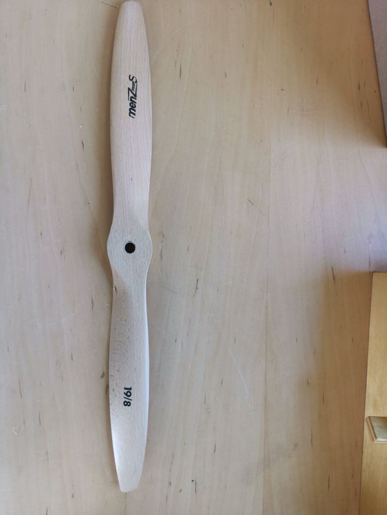 Menz S Holzpropeller 2-Blatt 20x14 - Präzisionspropeller Aus Buchenholz