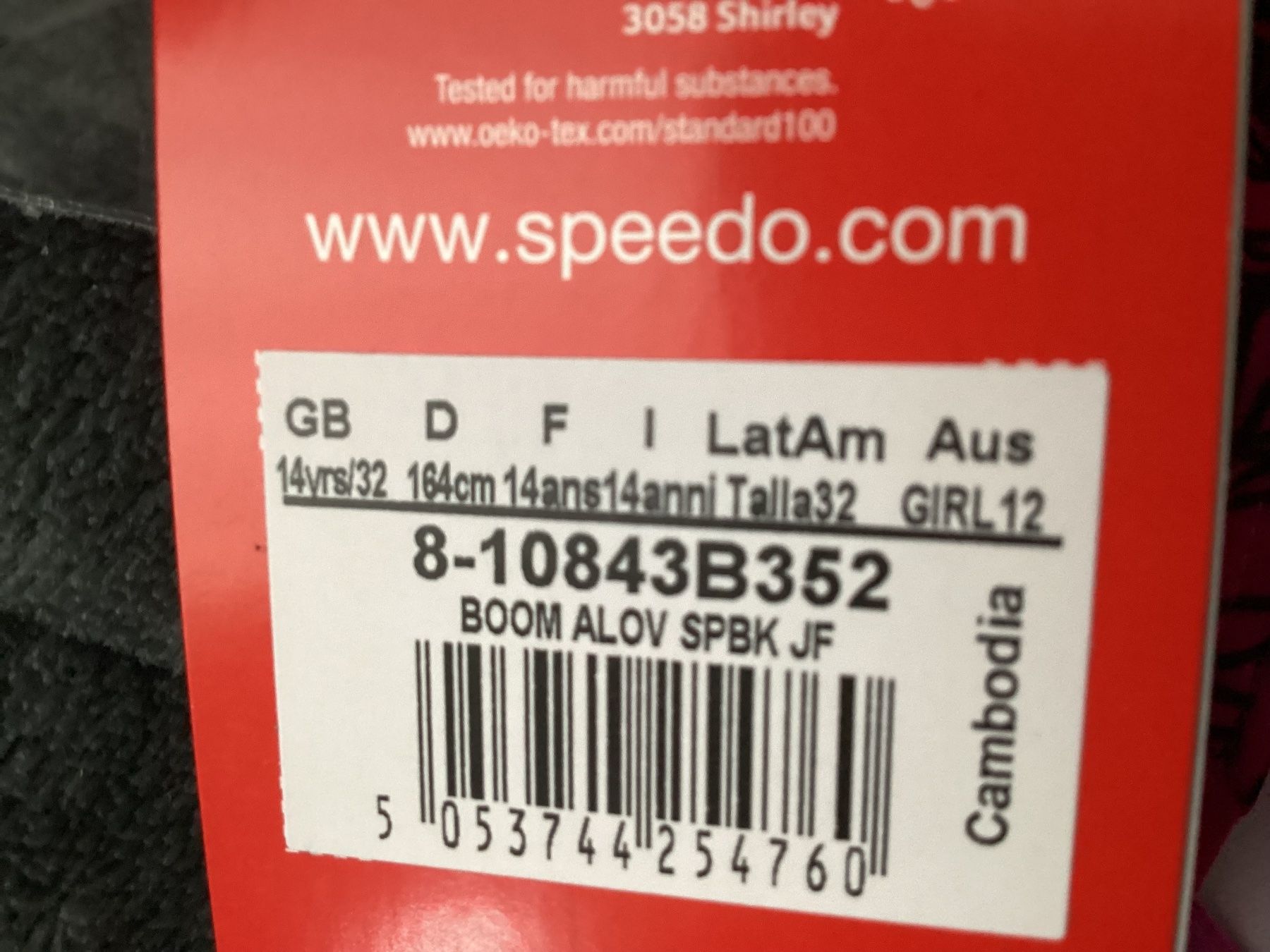 Costumi da bagno & Bikini: Speedo Badekleid – Nuovo (secondo la descrizione) da Flüelen venduto da ne08 2