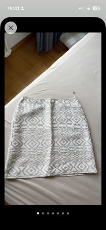 Geo Print Mini Skirt, Patrizia Dini, Size 36