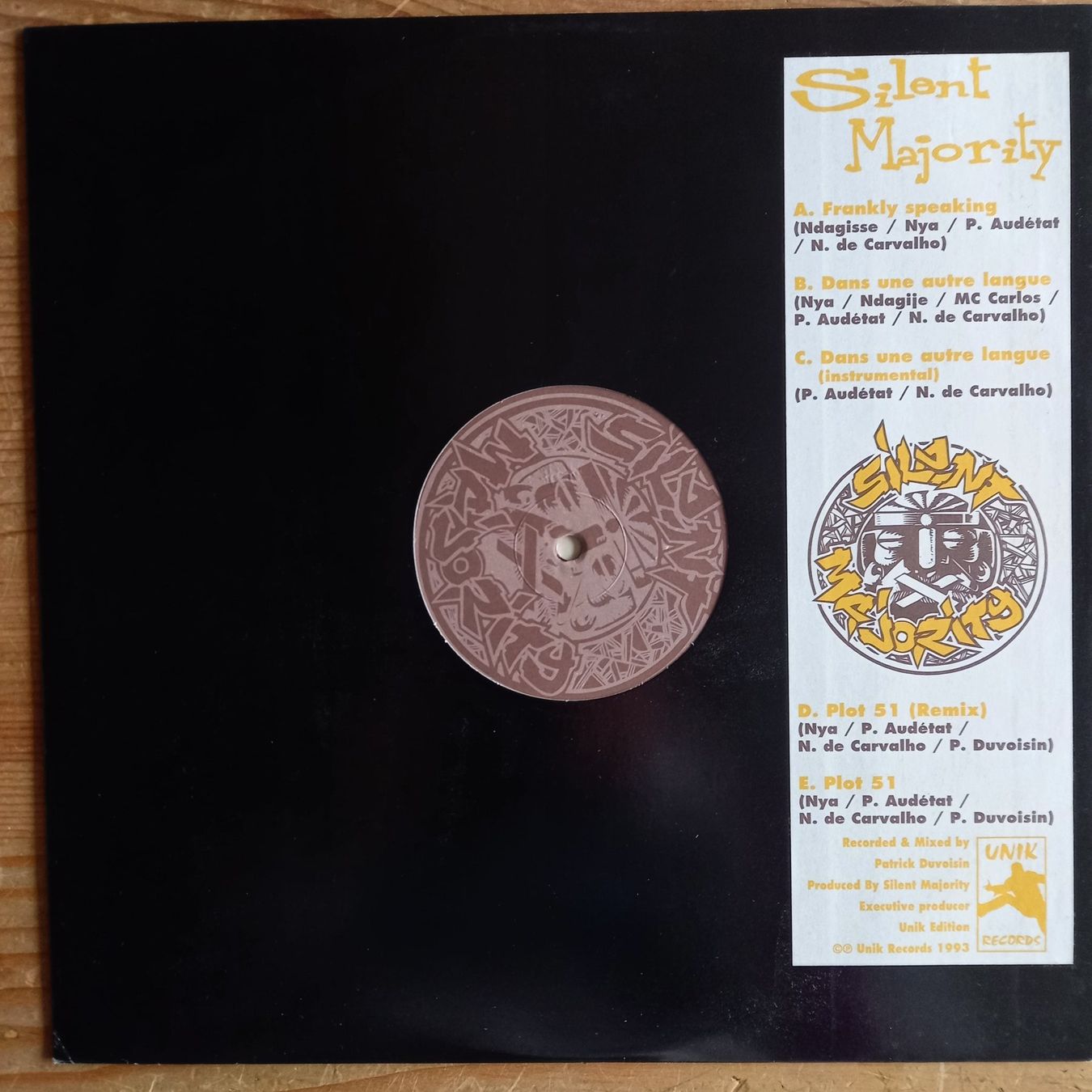 Schallplatten: Silent Majority – Frankly Speaking 12" CH-1993 – Gebraucht aus münchenstein von karl_heinz_krasser