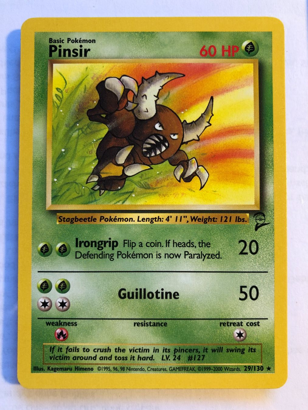 Carte collezionabili: Pinsir (rare) base set2 - MINT - ab 1.- – Usato da Giubiasco venduto da dan_pr8b