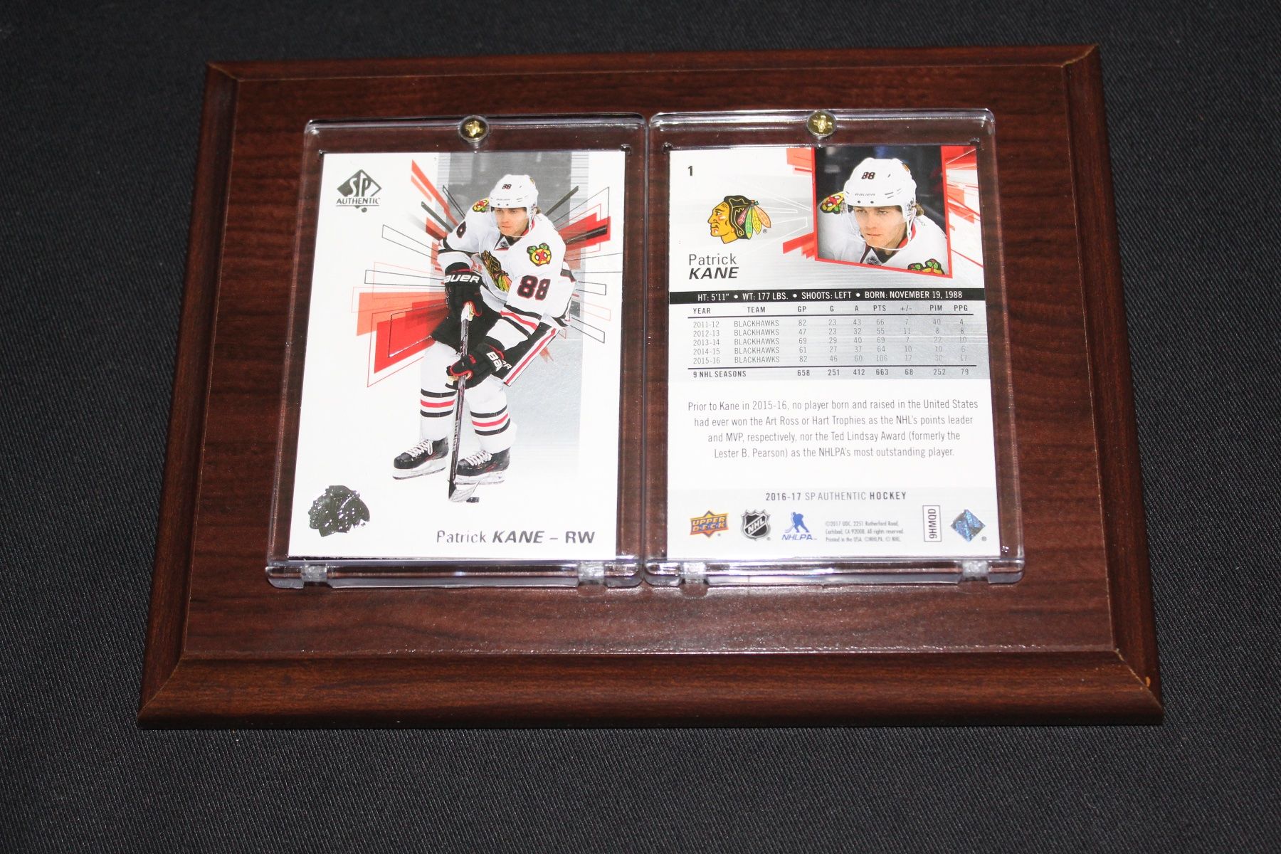 NHL Carte collezionabili: NHL Patrick Kane Chicago Blackhawks – Nuovo e nell'imballaggio originale da Reinach BL venduto da RetroGamesSportsMore