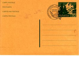 2 Ganzsachen Postkarten PTT 1995 - grün - Lac de Tanay °°/*