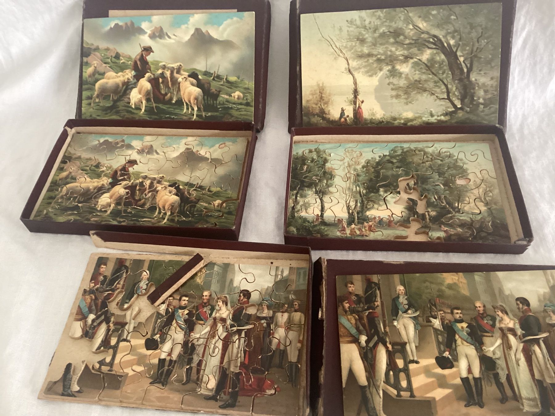 Puzzle: ANTIKE  HOLZPUZZLE  UM 1910 – Usato da Münchenstein venduto da NoSu98
