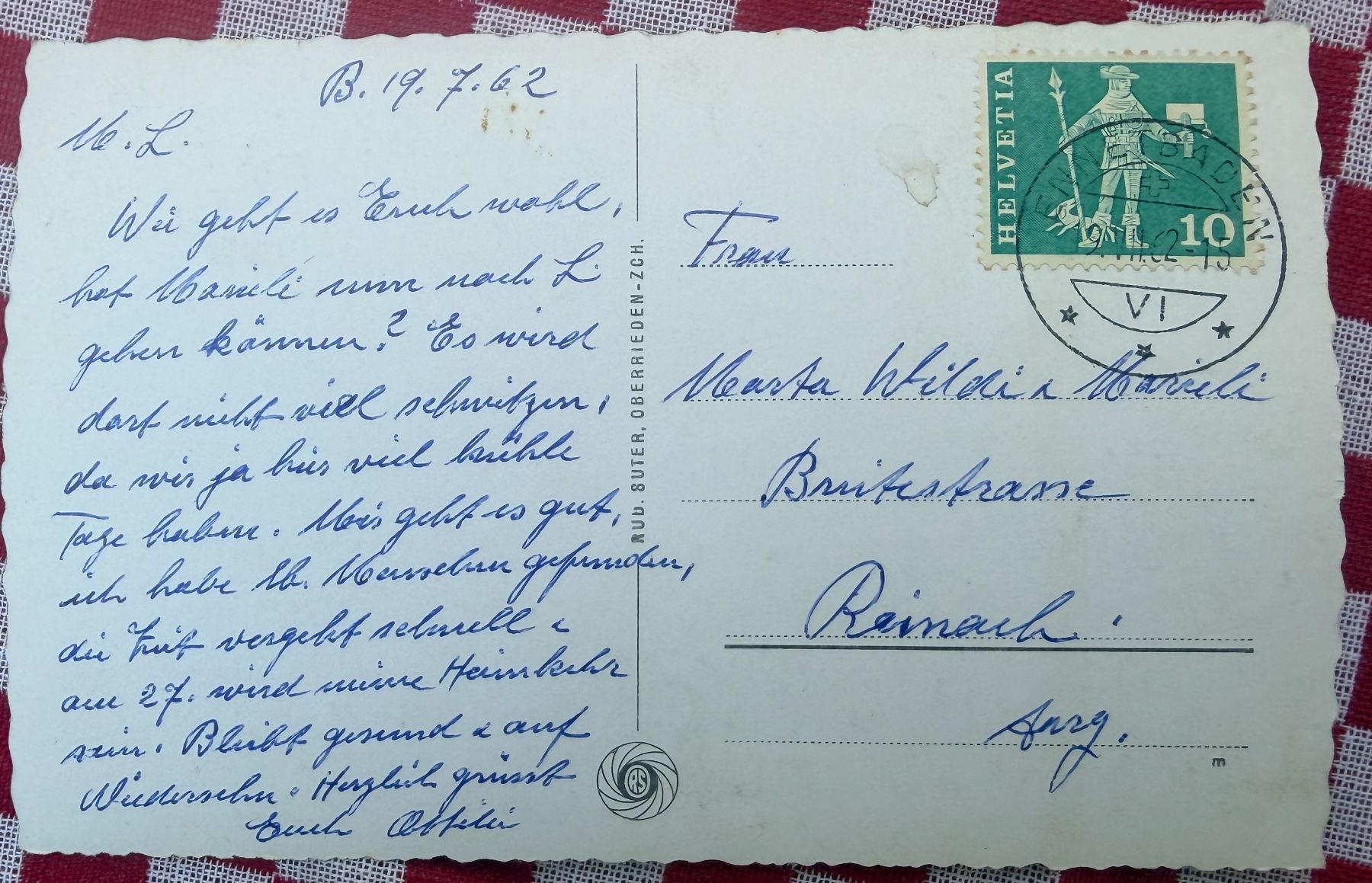 Cartes postales: BADEN - Stadtturm - Ansichtskarte – D'occasion à Tegerfelden par siebenmacky 1