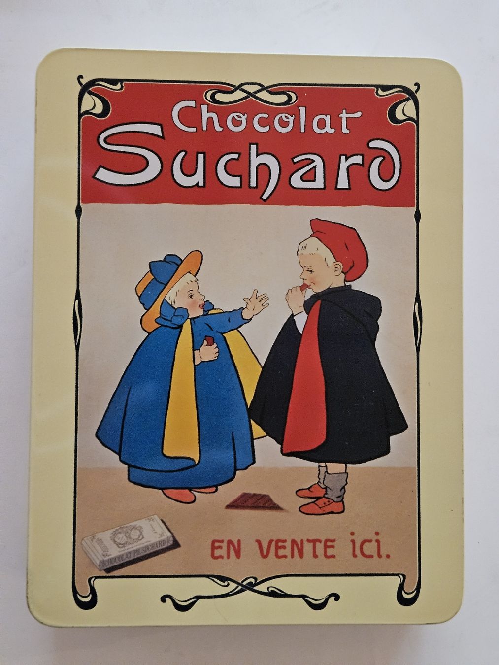 Altre Stoviglie: Chocolat Suchard Vintage Blechdose – Usato da Oberdorf BL venduto da BaldenEagle