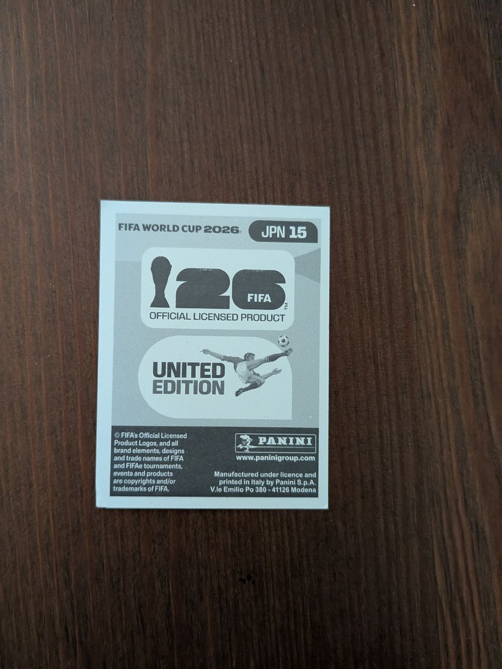Panini Carte collezionabili: Panini Bild JPN 15 – Usato da Eschenbach SG venduto da SanFranciscoCalifornia 1