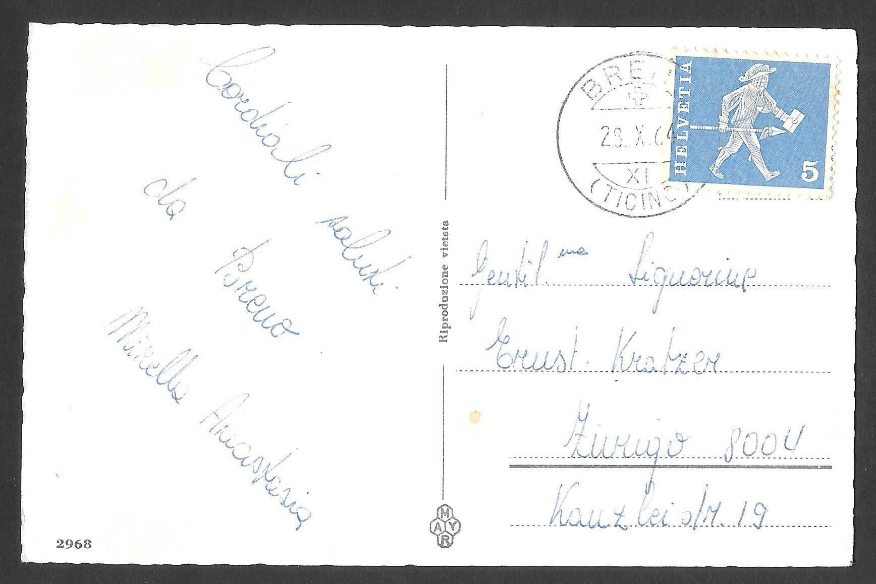 Cartoline postali: Breno drei Bilder – Usato da Olten venduto da clotaldi 1