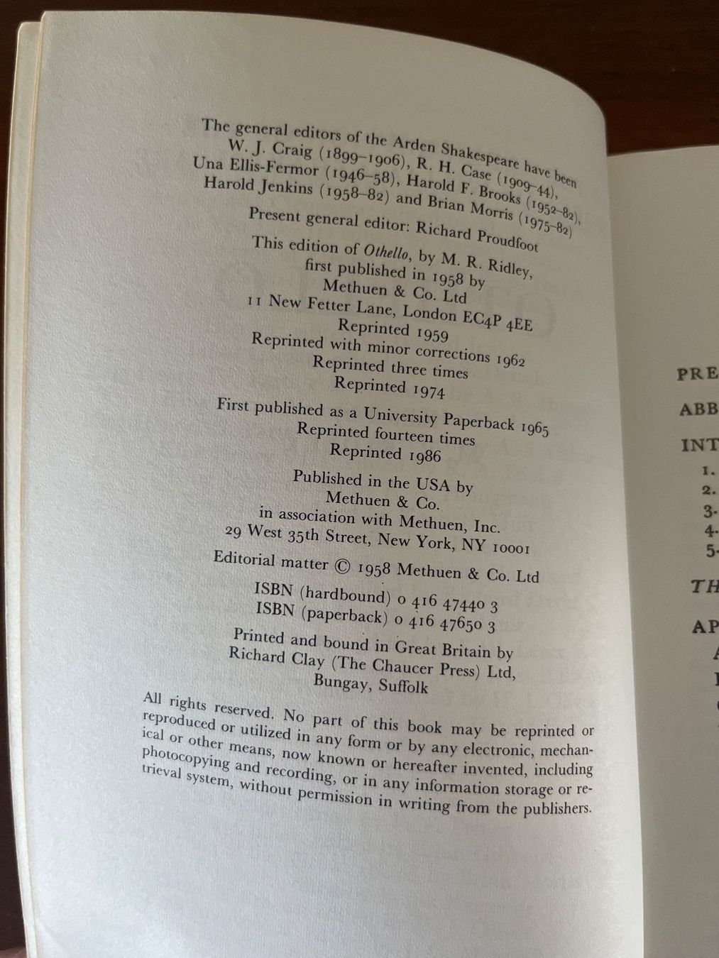 Libri: Buch - Othello, The Arden Shakespeare , englisch – Usato da Luzern venduto da Jiggy_8898 6