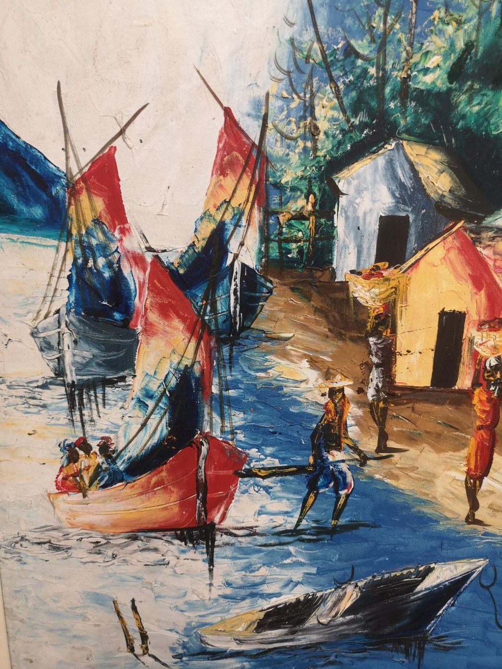Dipinti: TABLEAU NAÏF SIGNÉ – Usato da Genève venduto da Qanil77 4