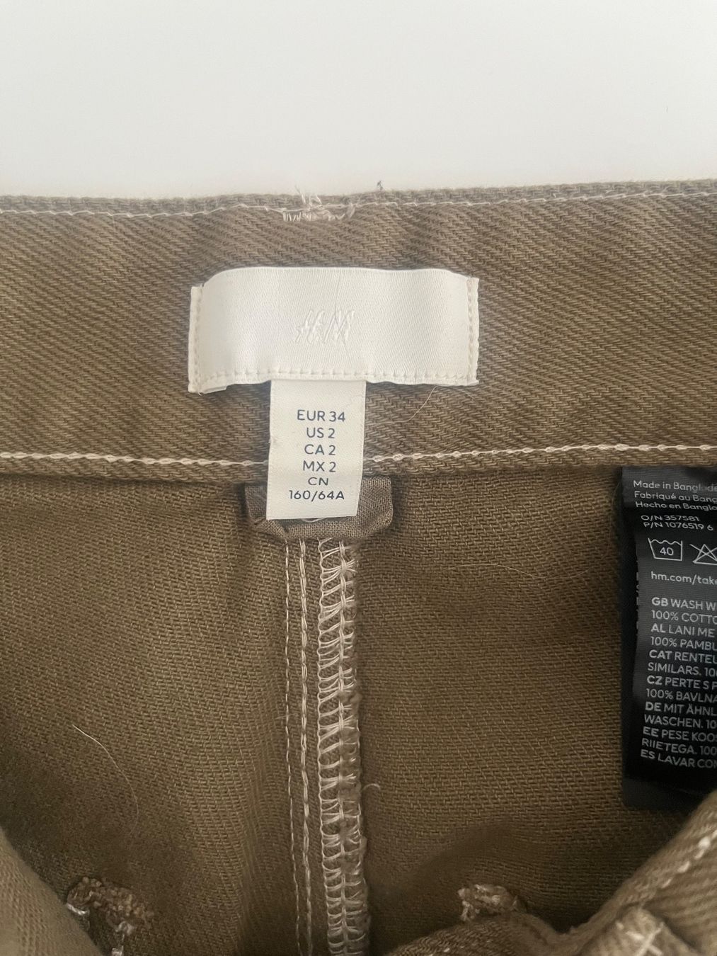 H&M Pantaloni: Cargo-Hose H&M Gr. 34 – Usato da Gutenswil venduto da jump4joy 2