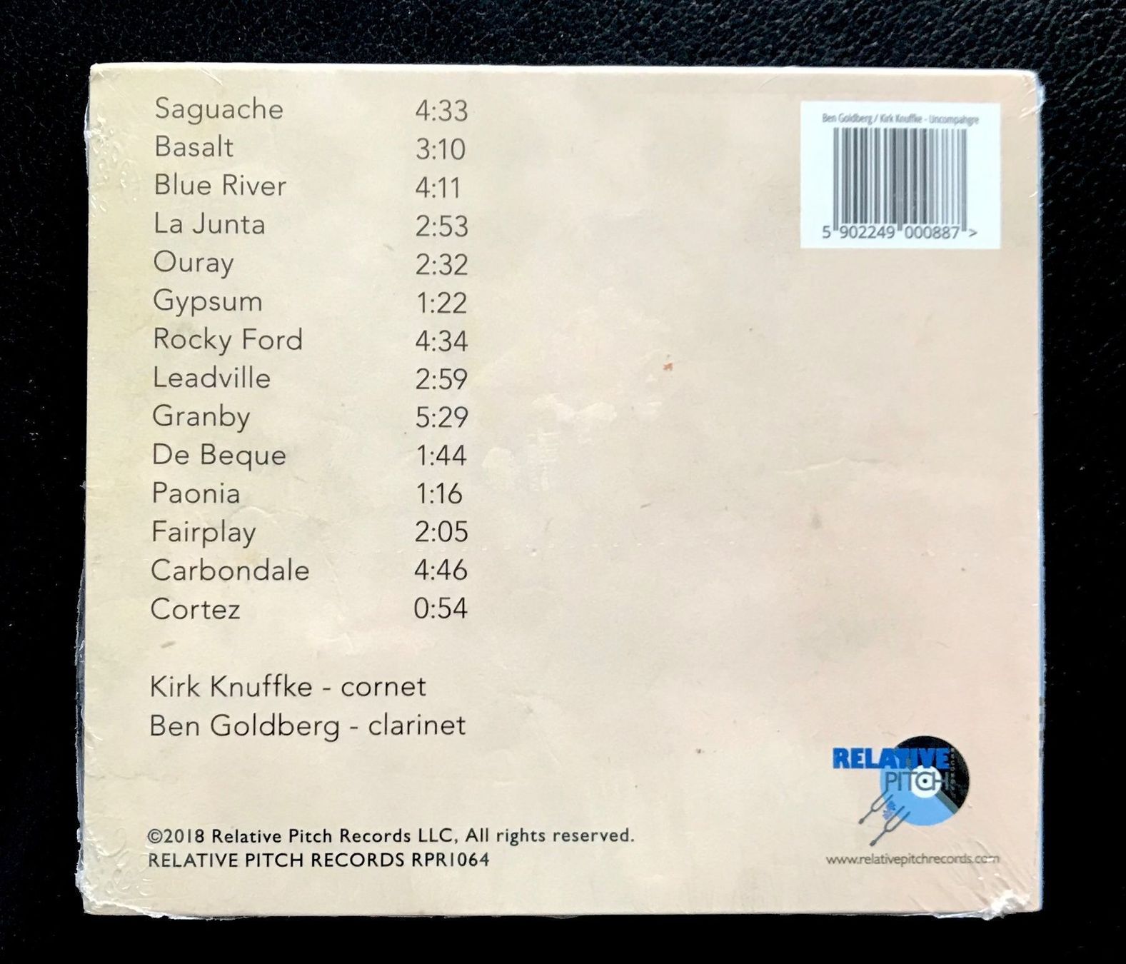CDs: Versiegelt CD  Kirk Knuffke / Ben Goldberg - Uncompa – Neuf avec emballage d'origine à Zürich par tomakomai 1