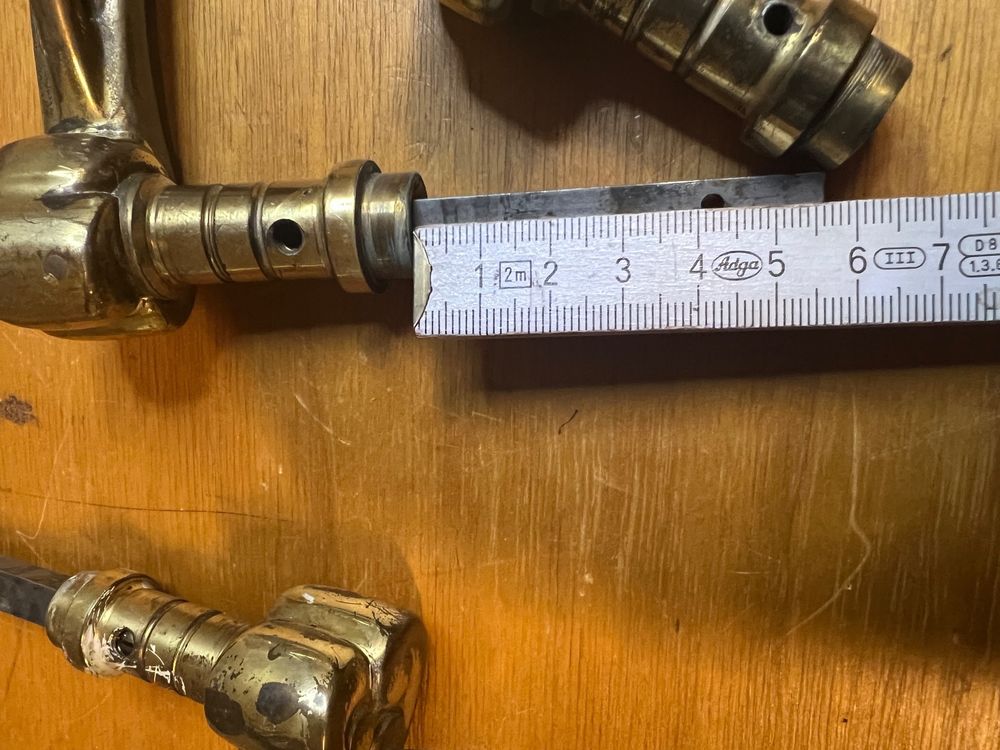 Lot De 5 Poignées De Porte Anciennes En Métal – Tailles Variées – Déco Vintage
