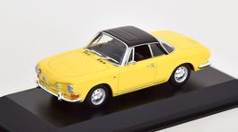 VW Karmann Ghia 1600 L Typ34 1965-1969 gelb / schwarz   1:43